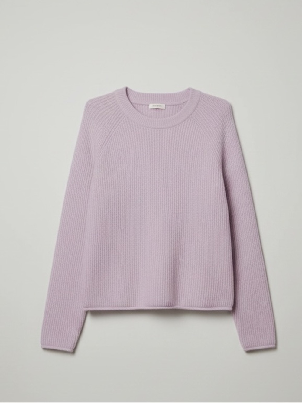 Velvet by Graham & Spencer Women’s Pale Lavender Crew Neck Sweater - Picture 2 of 7